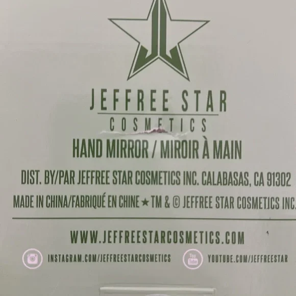 💚NWT JEFFREE STAR 4/20 LIMITED EDITION GREEN LEAF MIRROR - Picture 3 of 7